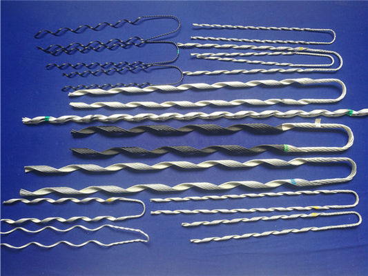 Cushioning 220kV Earth Wire Preformed Tension Clamp