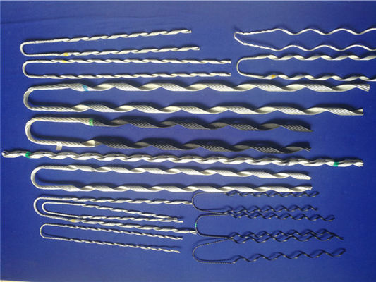 Hot Dip Galvanized Steel Galvanized Steel Preformed Dead End High Strength Durable for Overhead Power Line Applications