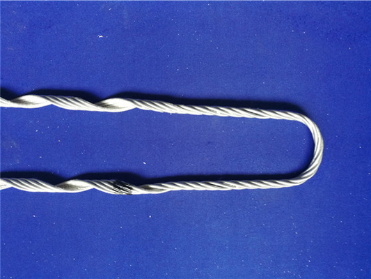 Preformado Guy Grip Dead End com fio de aço galvanizado para instalações de fio Guy seguro