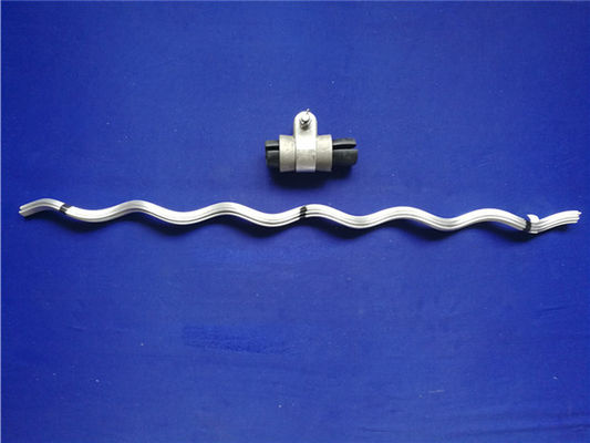 Grupo pré-formado galvanizado da suspensão de 1043mm ADSS fibra de aço