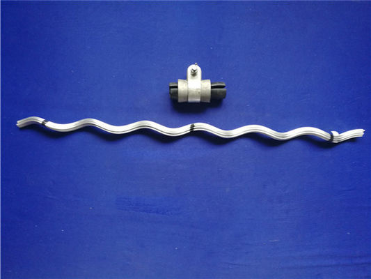Grupo pré-formado helicoidal da suspensão da extremidade ISO9001 da bola de OPGW 1527mm